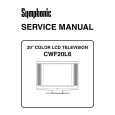 SYMPHONIC CWF20L6 Manual de Servicio