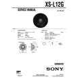 SONY XSK12G Manual de Servicio