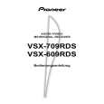 PIONEER VSX-609RDS/MYXJIGR Manual de Usuario