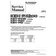 PIONEER KEHP10 X1IN/EW Manual de Servicio