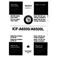 SONY ICF-A6500L Manual de Usuario