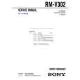 SONY RMV302 Manual de Servicio