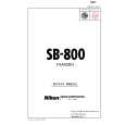 NIKON SB-800 Manual de Servicio
