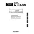 PIONEER A-X430 Manual de Usuario