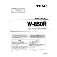 TEAC W-850R Manual de Servicio