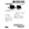 SONY WMEX85 Manual de Servicio
