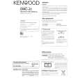 KENWOOD DMCJ3 Manual de Usuario