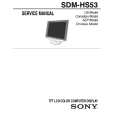 SONY SDM-HS53 Manual de Servicio