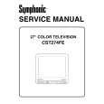 SYMPHONIC CST274FE Manual de Servicio
