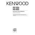 KENWOOD NV-600 Manual de Usuario