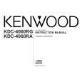 KENWOOD KDC-4060RG Manual de Usuario