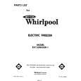 WHIRLPOOL EV150NXKW1 Catálogo de piezas