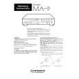 PIONEER MA9 Manual de Usuario