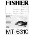 FISHER MT-6310 Manual de Usuario