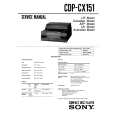 SONY CDP-CX151 Manual de Servicio