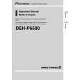 PIONEER DEH-P6500/XM/UC Manual de Usuario