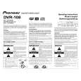 PIONEER DVR-108BK/KBXV Manual de Usuario