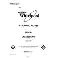 WHIRLPOOL LA5380XSW0 Catálogo de piezas