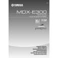 YAMAHA MDX-E300 Manual de Usuario