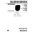 SONY SS-SR101 Manual de Servicio