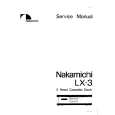 NAKAMICHI LX3 Manual de Servicio
