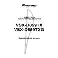 PIONEER VSXD859TX Manual de Usuario
