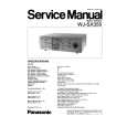 PANASONIC WJSX350 Manual de Servicio