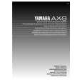 YAMAHA AX-9 Manual de Usuario