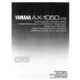 YAMAHA AX-1050 Manual de Usuario