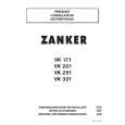 ZANKER VK251 Manual de Usuario