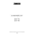 ZANUSSI ZGF784ICX Manual de Usuario