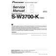 PIONEER S-W3700-K/XTW/UC Manual de Servicio