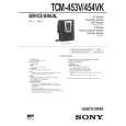 SONY TCM454VK Manual de Servicio