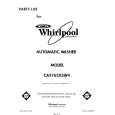 WHIRLPOOL CA2762XSW4 Catálogo de piezas