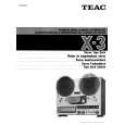TEAC X3 Manual de Usuario