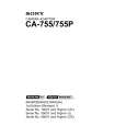 SONY CA-755 Manual de Servicio
