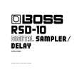 BOSS RSD-10 Manual de Usuario