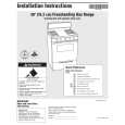 WHIRLPOOL FGP300KV3 Manual de Instalación
