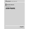 PIONEER AXM-P90RS/EW5 Manual de Usuario