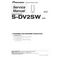 PIONEER S-DV2SW/XCN5 Manual de Servicio