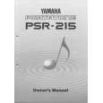 YAMAHA PSR-215 Manual de Usuario