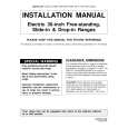 WHIRLPOOL CE38700BAW Manual de Instalación