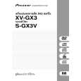 PIONEER XV-GX3/MTXJ Manual de Usuario