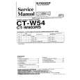 PIONEER CT-W54 Manual de Servicio