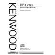 KENWOOD DPR893 Manual de Usuario
