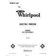 WHIRLPOOL EV150CXKW0 Catálogo de piezas