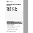 PIONEER VSX-918V-K/KUXJ/CA Manual de Usuario