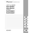 PIONEER XV-EV61/DAXJ Manual de Usuario