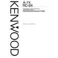 KENWOOD RC-9X Manual de Usuario