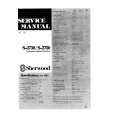 SHERWOOD S-2750 Manual de Servicio